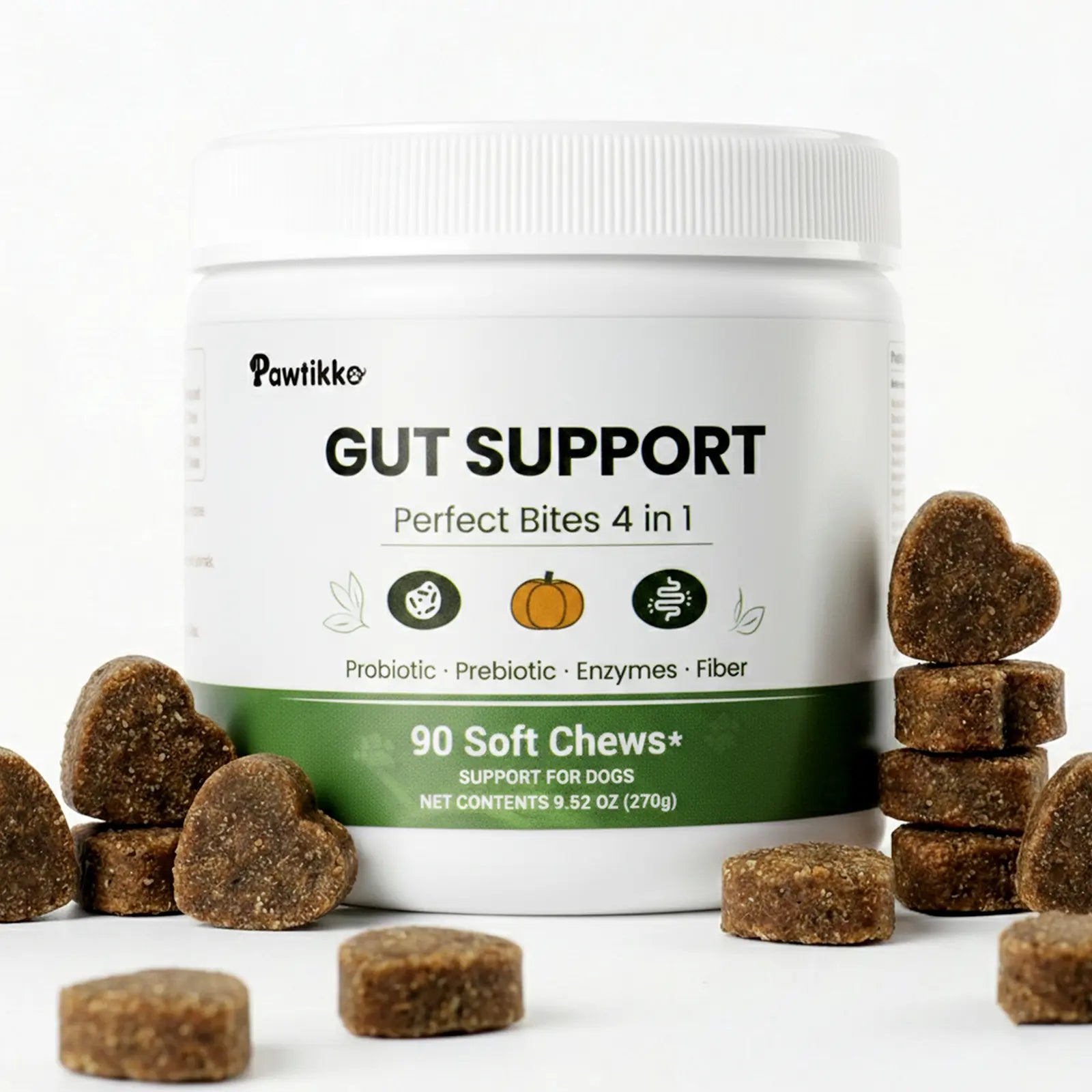Complete Dog Health Bundle – Multivitamin, Joint Support & Probiotics Soft Chews for Skin Coat, Hip Joint, Digestive & Immune Support